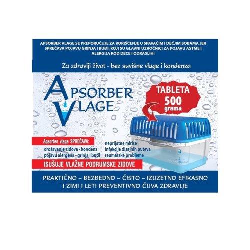 Apsorber vlage sa tabletama