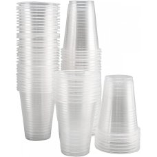 Čaša pvc Prefera providna  0.2l 1/100