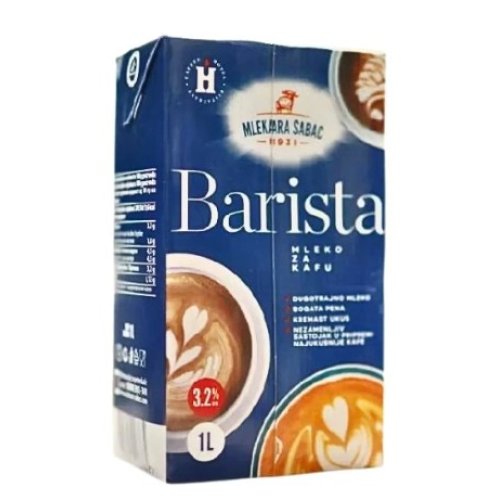 Mleko za kafu BARISTA UNI  3,2% 1L